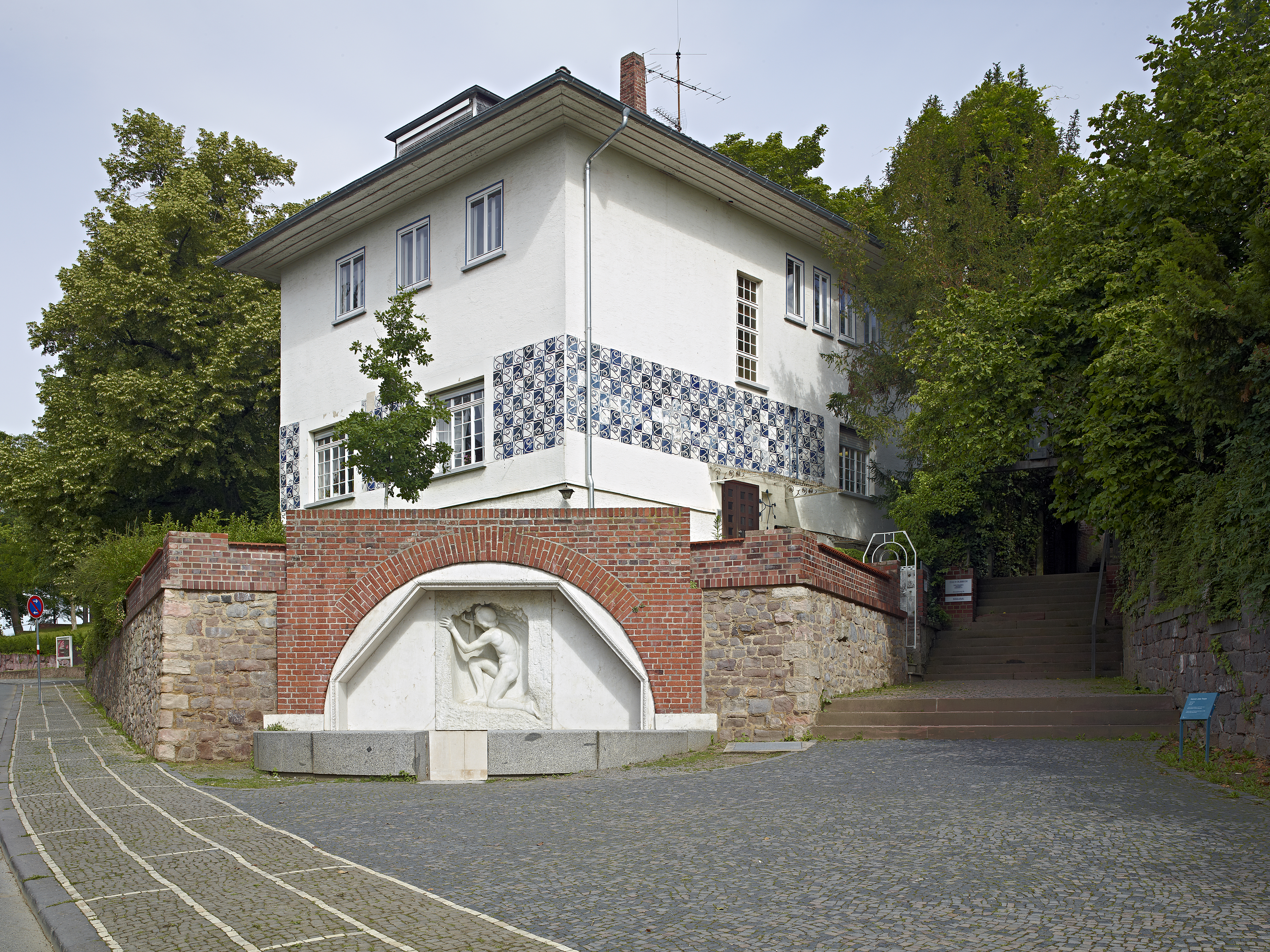 Joseph Maria Olbrich, Olbrich House, 1901, view from south-east (Id.-No. 001)
